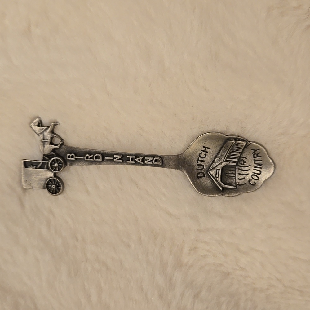 Dutch Country Pewter collectable spoon